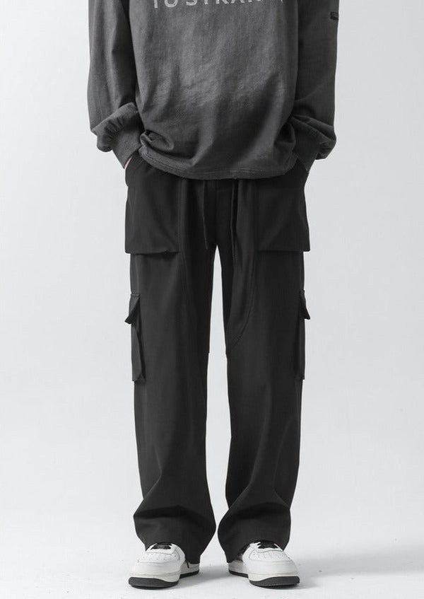 韓国ファッション SELCA-wide baggy pants-mselca2024ss-050-06