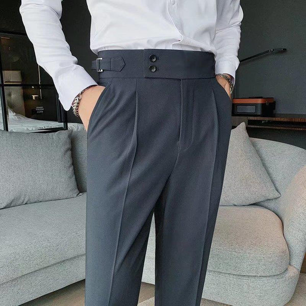 韓国ファッション SELCA-double button design pants-2024ss-pt02-02