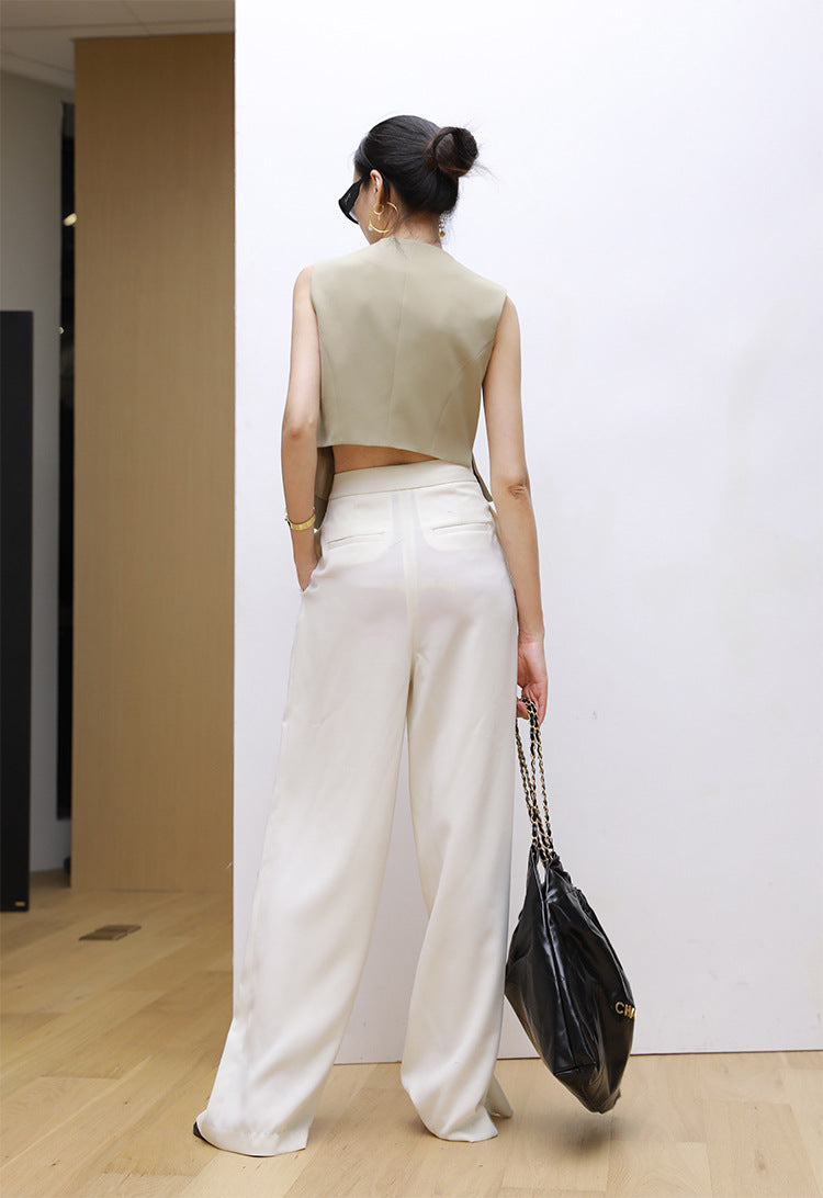 韓国ファッション SELCA-アシメジレセットアップ-2024ss-0068-018