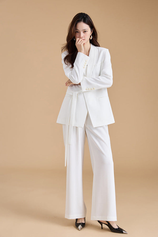 韓国ファッション SELCA-ストレートタックパンツ-2024ss-190-09