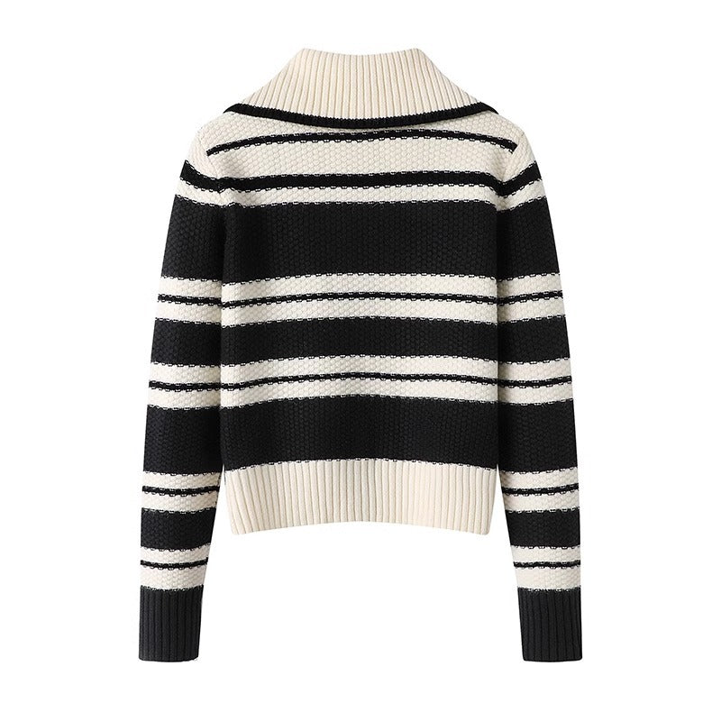 韓国ファッション SELCA-mock neck casual sweater-2024ss-tp02-011