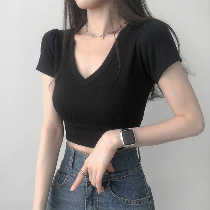 韓国ファッション SELCA-クロップドTシャツ-2023ss-tp5-1-03
