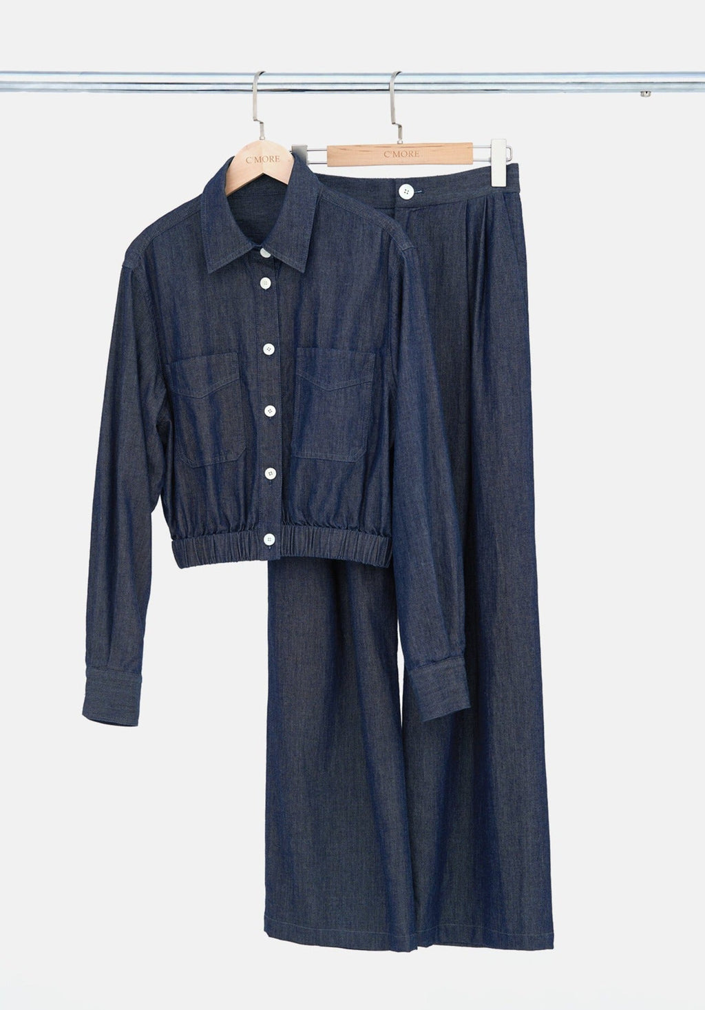 韓国ファッション SELCA-カジュアルデニムセットアップ-2024ss-0014-02