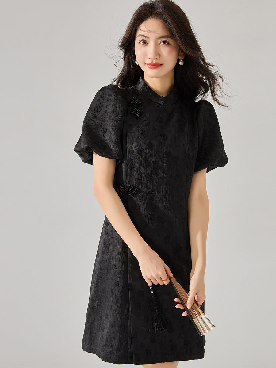 韓国ファッション SELCA-チャイナスタイルミニドレス-2024ss-125-02