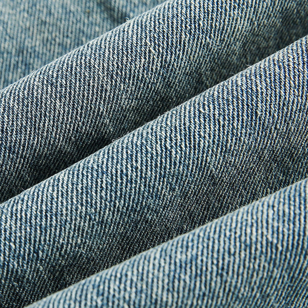 韓国ファッション SELCA-Washed jeans men's 3D pocket decoration straight length pants-mselca2024ss-019-04