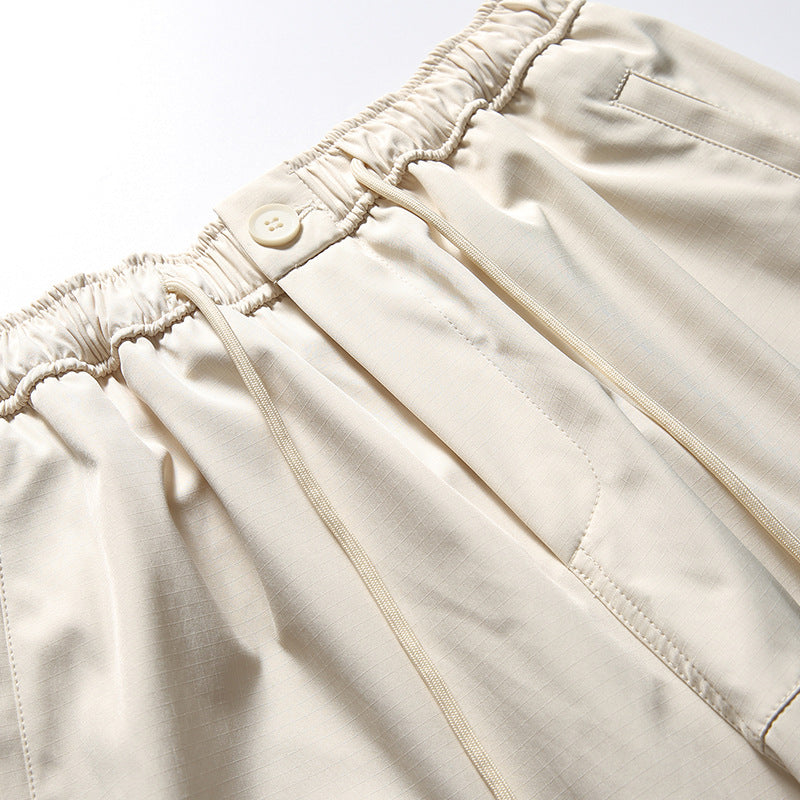 韓国ファッション SELCA-zipper pocket loose casual pants-mselca2024ss-077-08