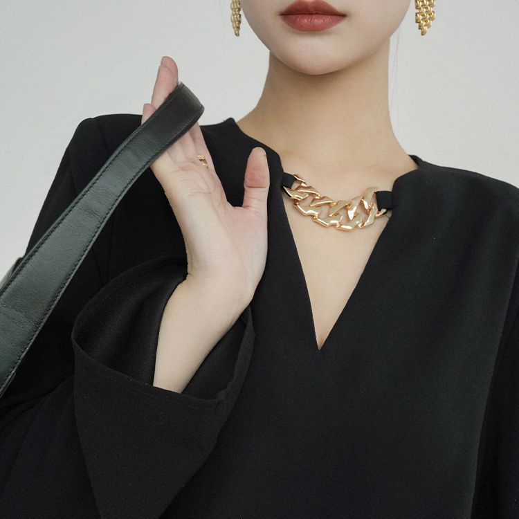 韓国ファッション SELCA-チェーントップ-2024ss-0055-05