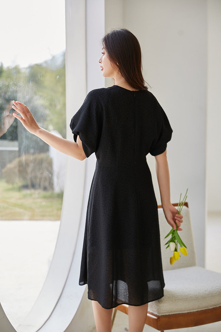 韓国ファッション SELCA-ブラックシースルーワンピース-2024ss-83-010