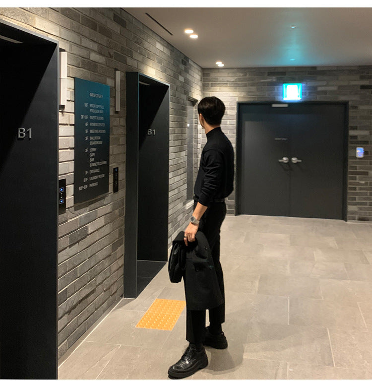 韓国ファッション SELCA-mock neck casual sweater-2024ss-tp02-05