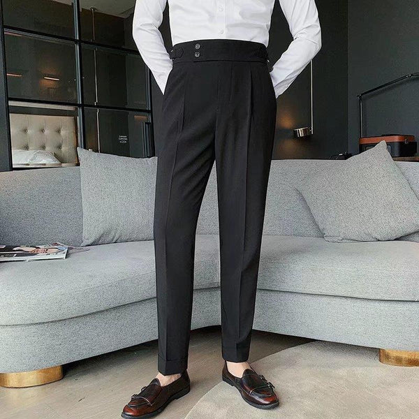 韓国ファッション SELCA-double button design pants-2024ss-pt02-04