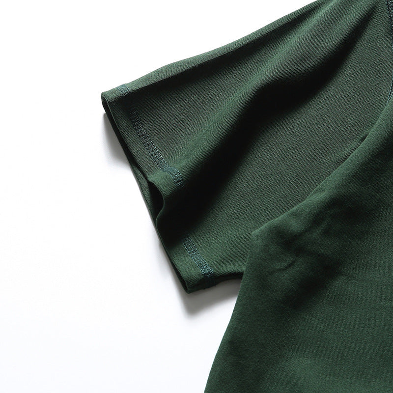 韓国ファッション SELCA-Colored cotton T-shirt-mselca2024ss-070-013