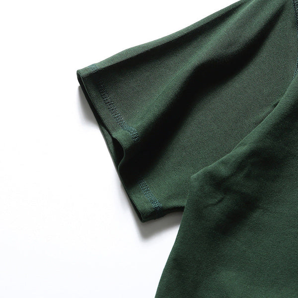 韓国ファッション SELCA-Colored cotton T-shirt-mselca2024ss-070-013