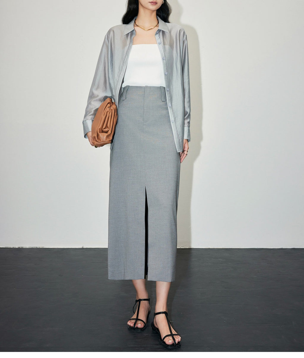 韓国ファッション SELCA-Vネック ノースリーブスリーピース-2024ss-0019-06