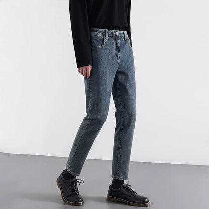 韓国ファッション SELCA-straight denim pants-2024ss-pt04-03