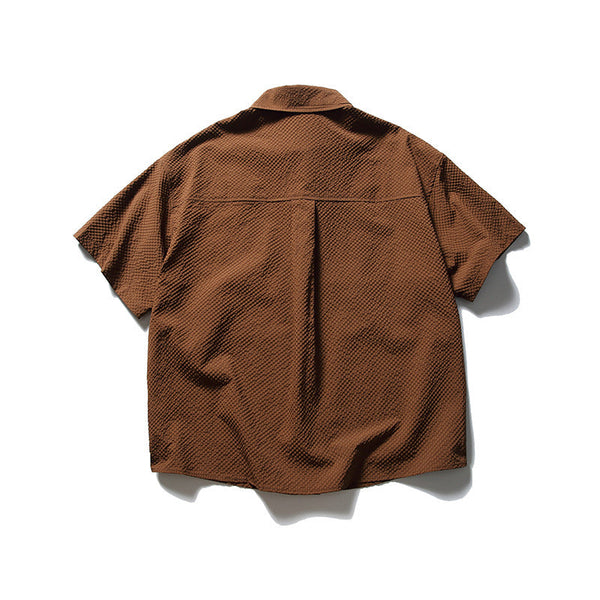 韓国ファッション SELCA-Multi-pocket design loose shirt-mselca2024ss-072-04