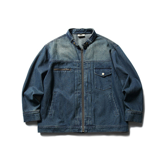 韓国ファッション SELCA-denim design jacket-mselca2024ss-0107-01