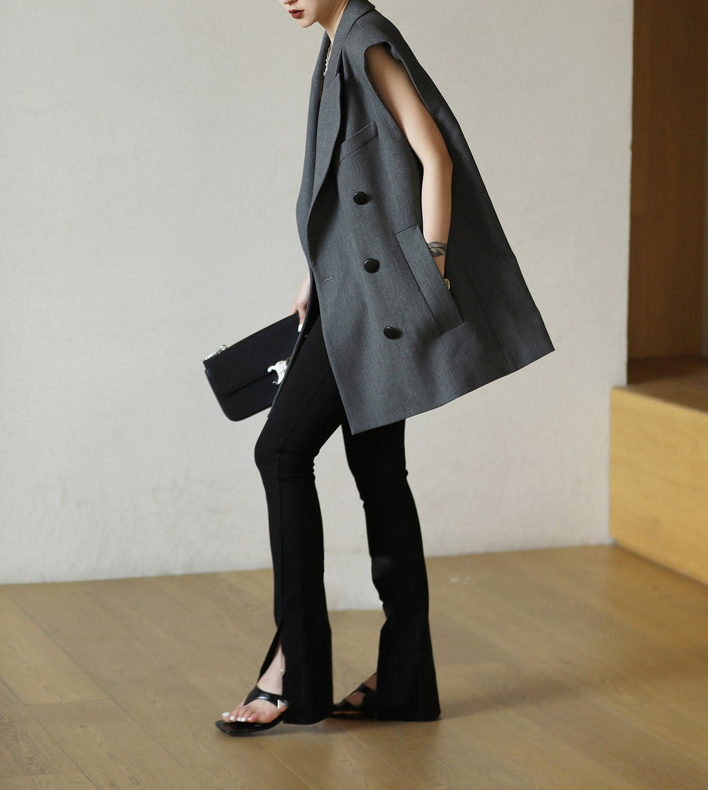 韓国ファッション SELCA-センタースリットパンツ-2024ss-0034-03