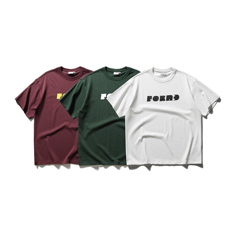 韓国ファッション SELCA-Colored cotton T-shirt-mselca2024ss-070-03
