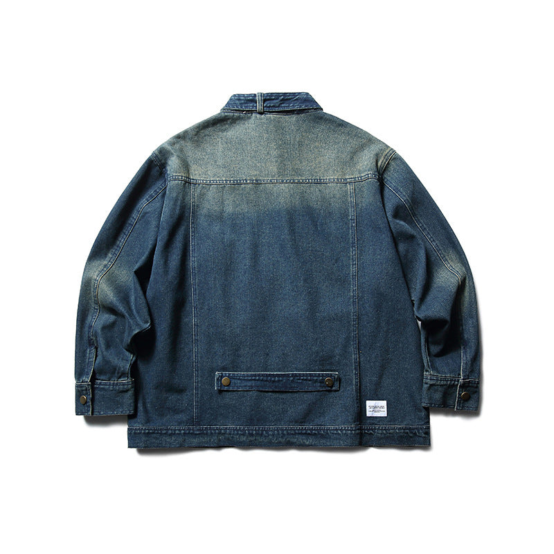韓国ファッション SELCA-denim design jacket-mselca2024ss-0107-02