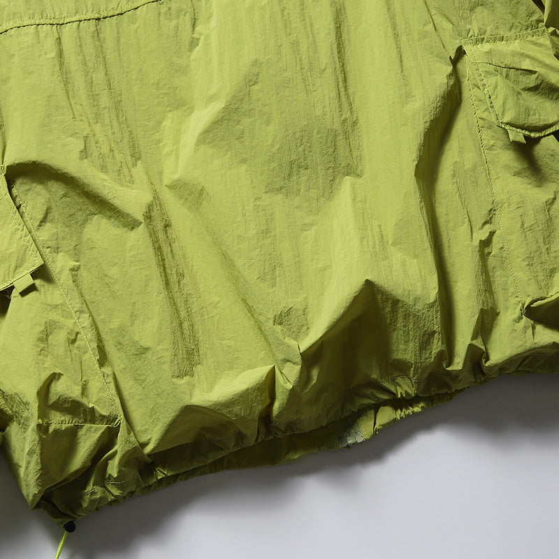 韓国ファッション SELCA-Multi-pocket design loose shirt-mselca2024ss-072-022