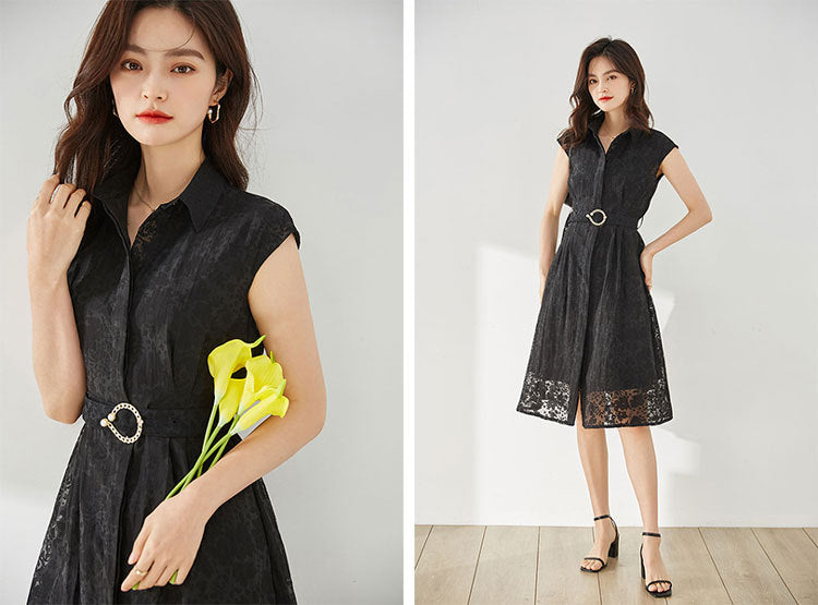 韓国ファッション SELCA-ジャガードカラードレス-2024ss-81-07