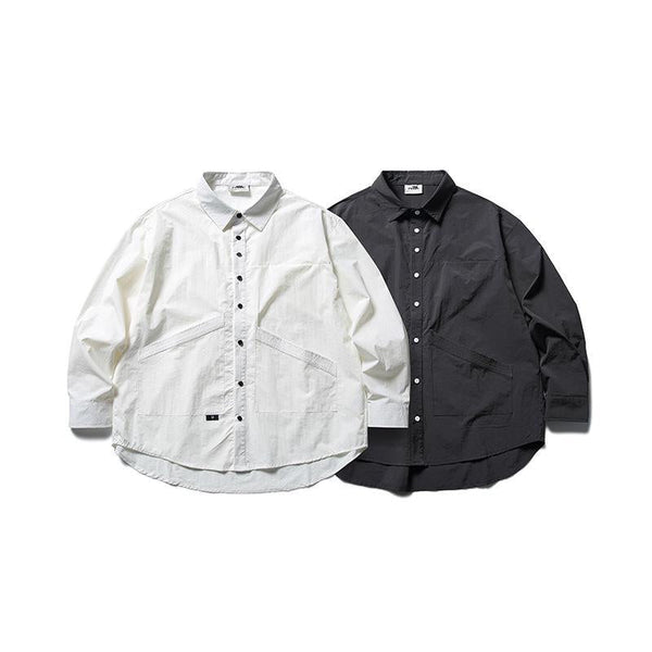 韓国ファッション SELCA-design pocket casual shirt-forn3-23qiu-xin-zuo-chun-se-da-poketutojiao-jin-chang-xiu-siyaturi-ben-xi-retorodezaingan-katupurusiyatu-03