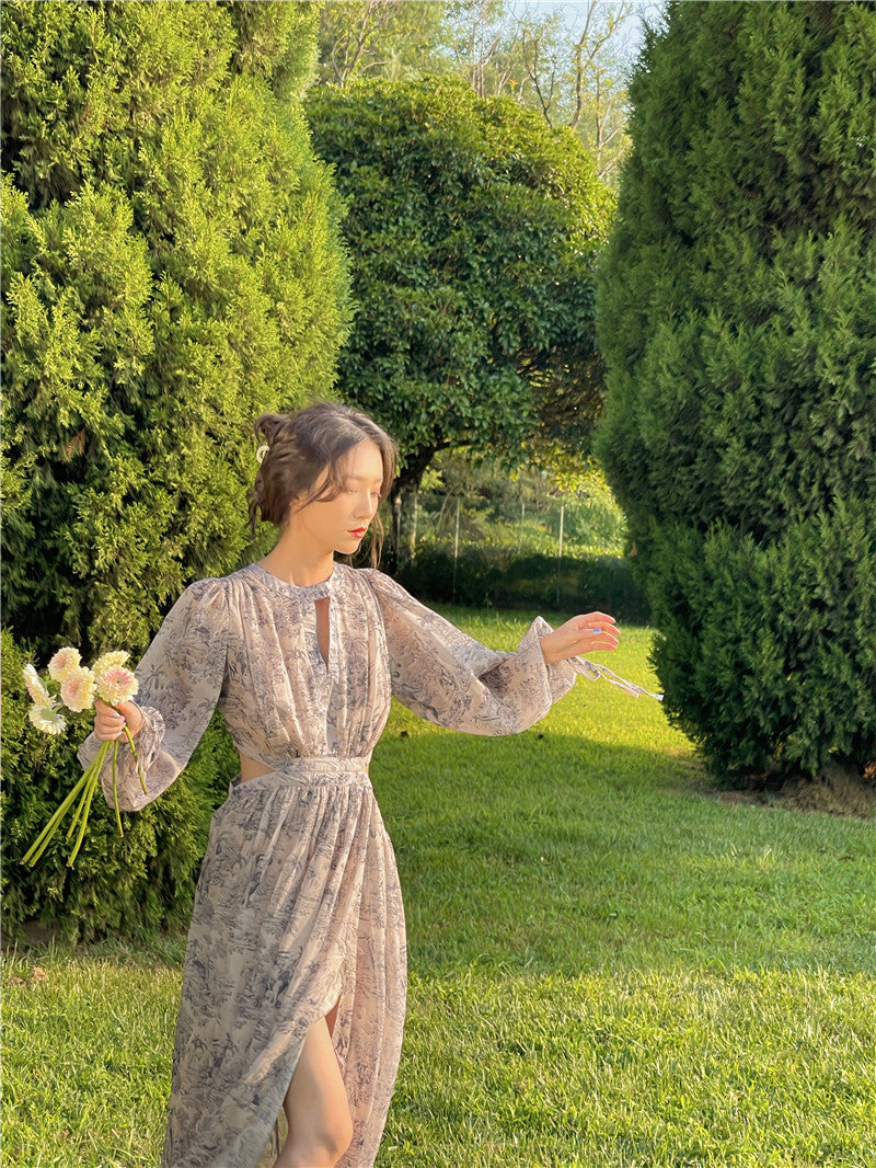 韓国ファッション SELCA-スリットロングワンピース-2023ss-op23-1-012