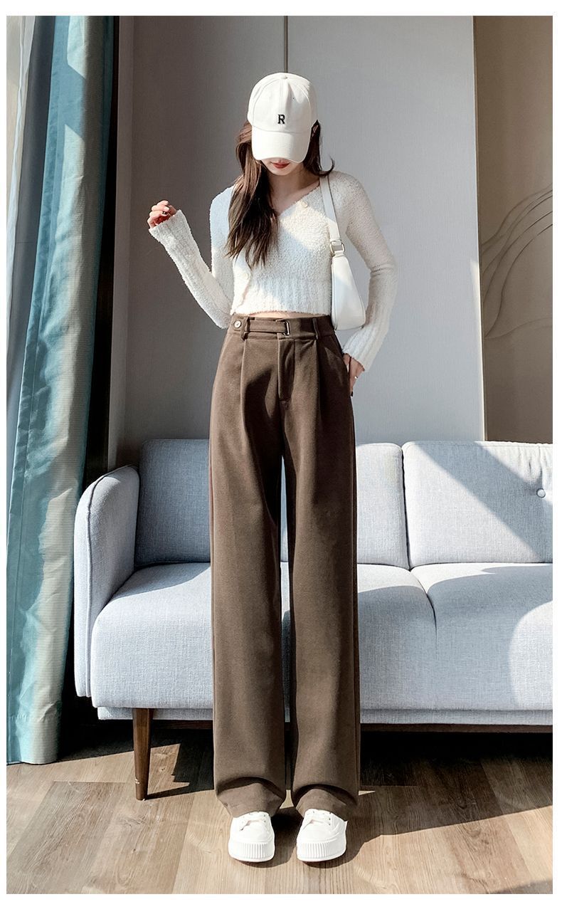 韓国ファッション SELCA-ウールストレートパンツ-2023aw-pt8-07