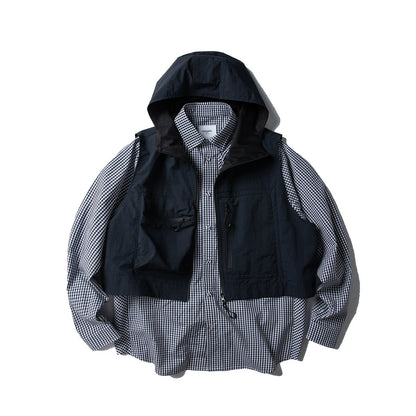 韓国ファッション SELCA-Hooded mountain vest-mselca2024ss-020-02