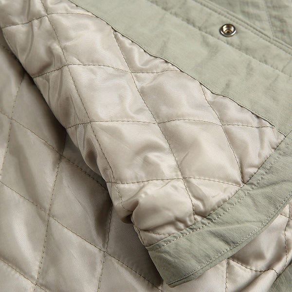 韓国ファッション SELCA-cotton quilted casual shirt-mselca2024ss-095-014