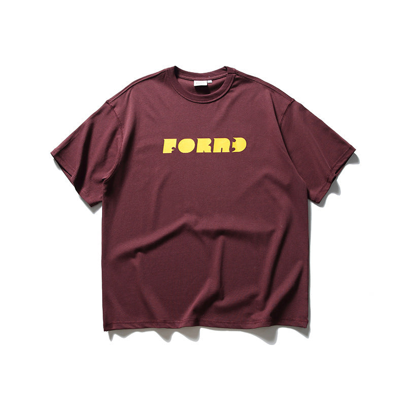 韓国ファッション SELCA-Colored cotton T-shirt-mselca2024ss-070-01