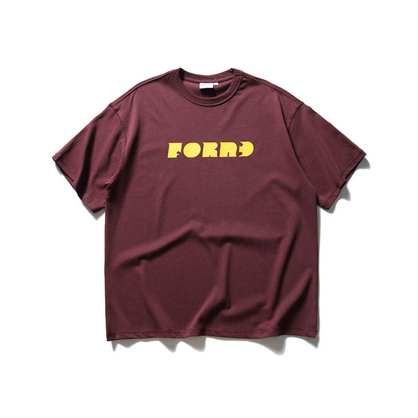 韓国ファッション SELCA-Colored cotton T-shirt-mselca2024ss-070-01