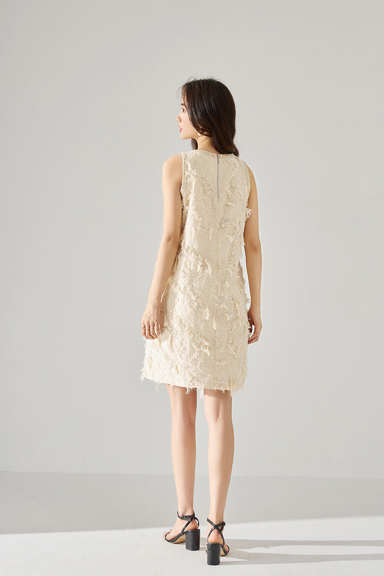 韓国ファッション SELCA-タッセルジャカードワンピース-2024ss-87-019