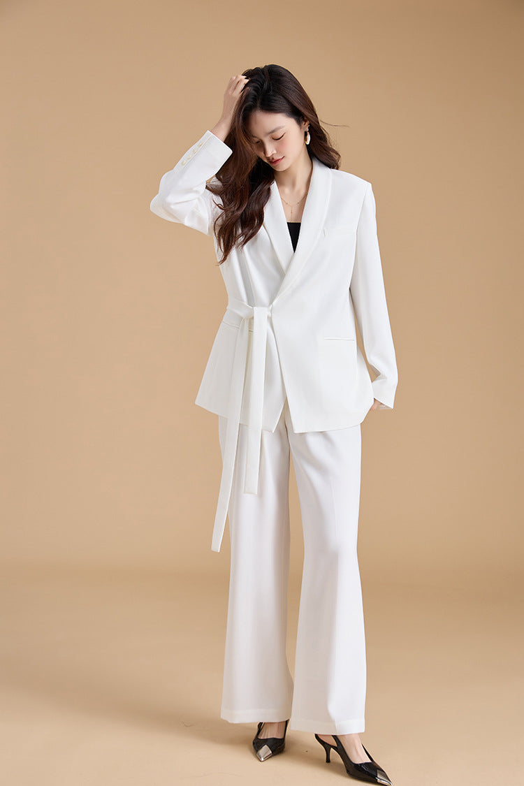 韓国ファッション SELCA-ストレートタックパンツ-2024ss-190-011