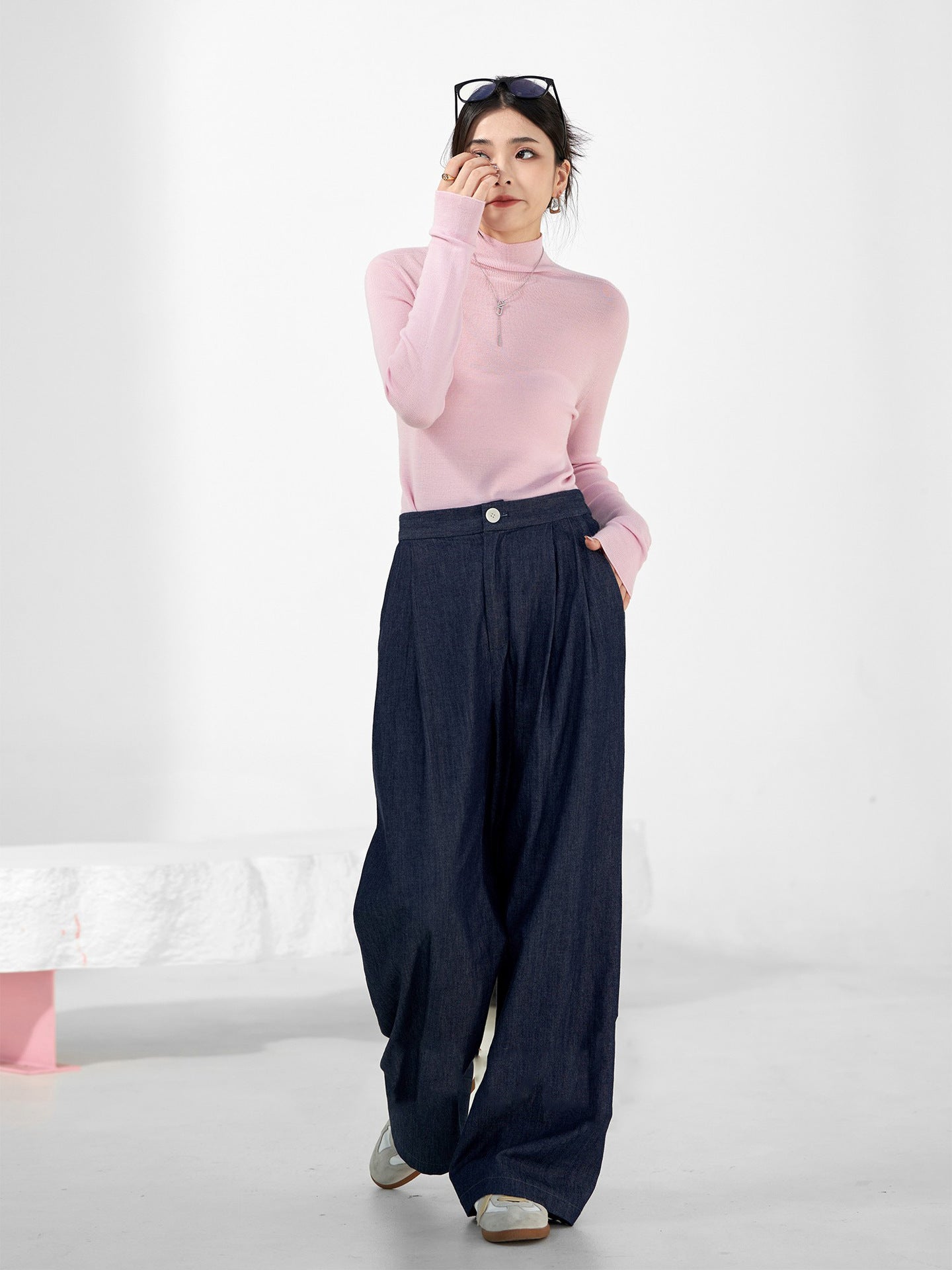 韓国ファッション SELCA-カジュアルデニムセットアップ-2024ss-0014-04