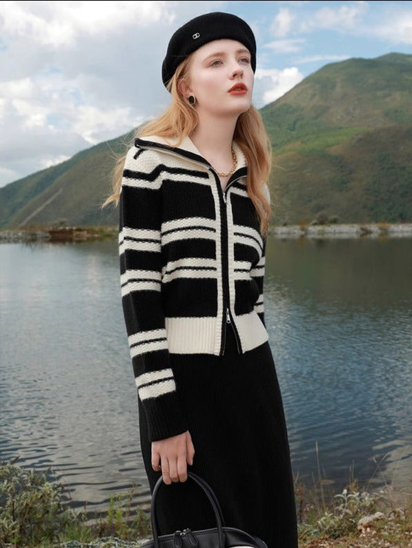 韓国ファッション SELCA-mock neck casual sweater-2024ss-tp02-08