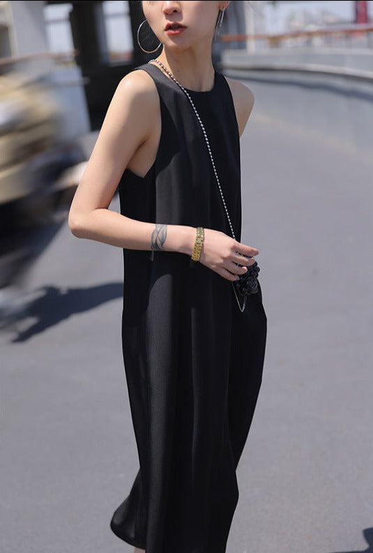 韓国ファッション SELCA-バックスリットノースリーブワンピース-2023ss-op22-02