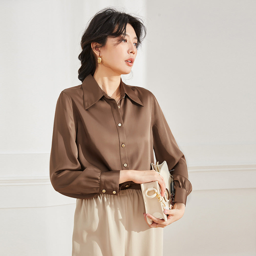 韓国ファッション SELCA-ドレープシャツ-2023aw-tp02-03