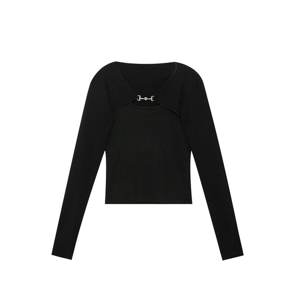 韓国ファッション SELCA-チャームニットトップス-2024ss-0025-09