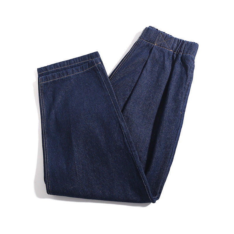 韓国ファッション SELCA-Washable waist double tuck city boy trousers-mselca2024ss-092-05