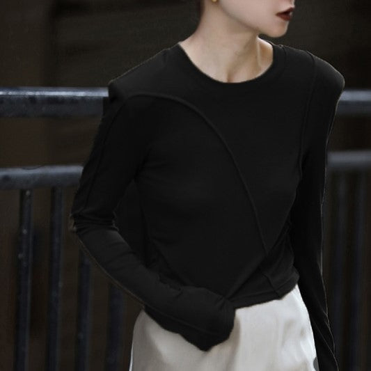 韓国ファッション SELCA-カットトップス-2024ss-0053-03