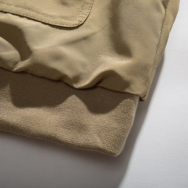 韓国ファッション SELCA-Different material hoodie blouson-mselca2024ss-026-012