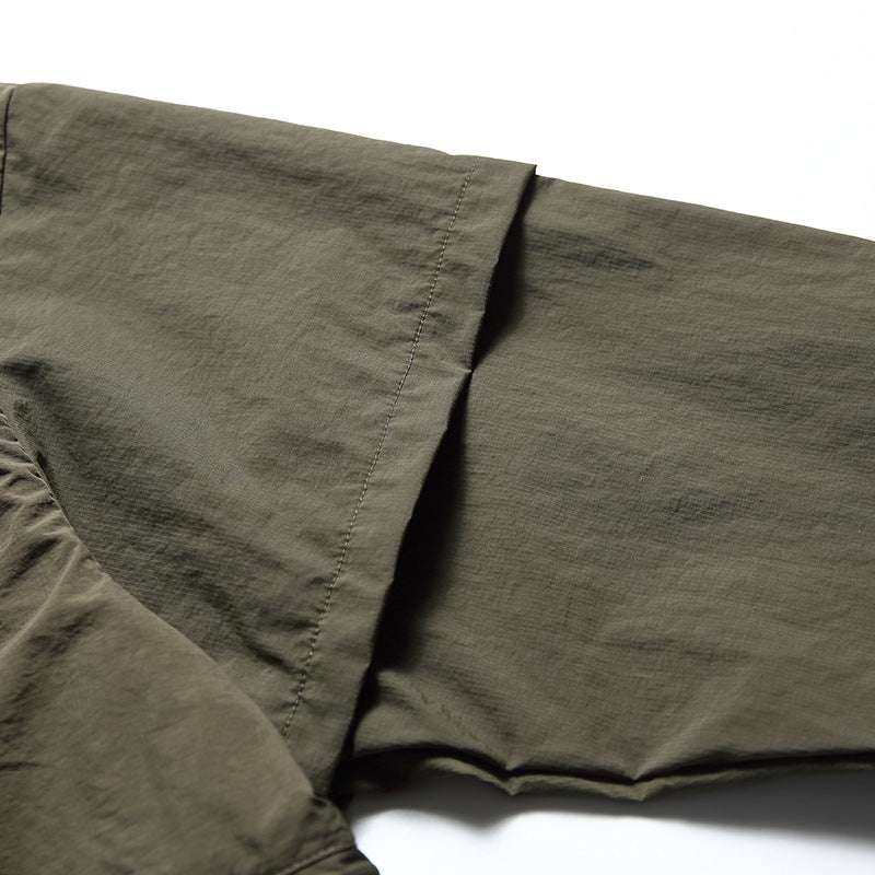 韓国ファッション SELCA-Multi-pocket 2way shirt-mselca2024ss-039-021