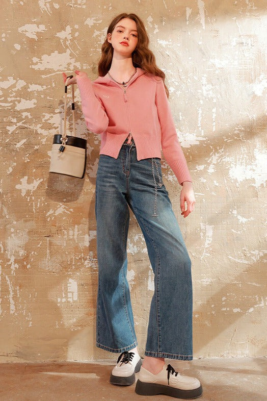 韓国ファッション SELCA-フードニットパーカー-2024ss-tp12-01