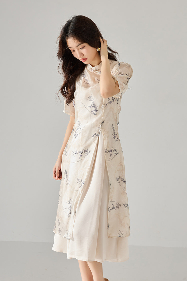 韓国ファッション SELCA-シースルレイヤーワンピース-2024ss-106-09