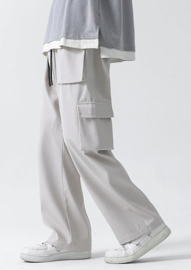 韓国ファッション SELCA-wide baggy pants-mselca2024ss-050-013