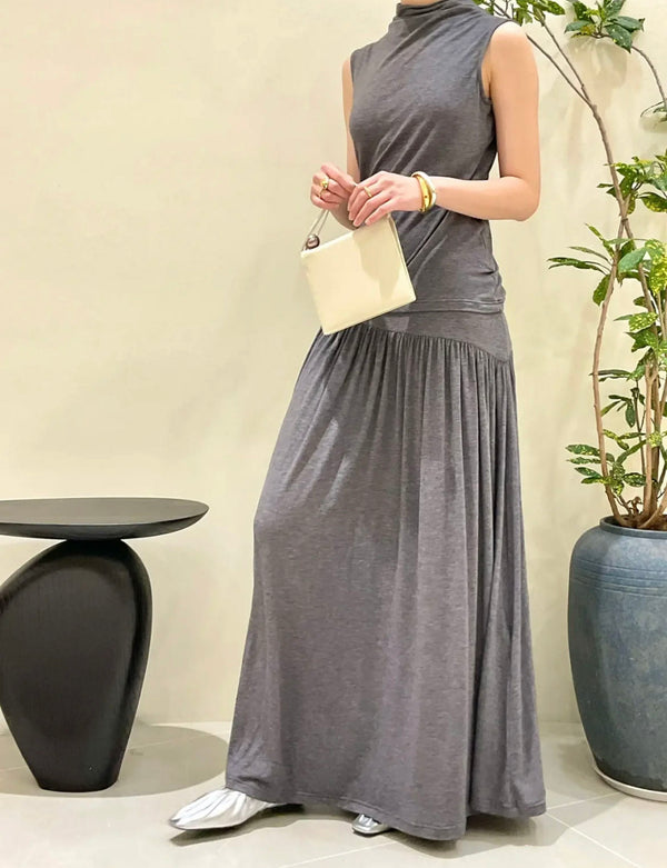 韓国ファッション SELCA-ドレープデザインセットアップ-se2023ss-se10-010