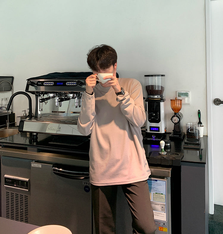 韓国ファッション SELCA-simple sweatshirt-2024ss-to02-08