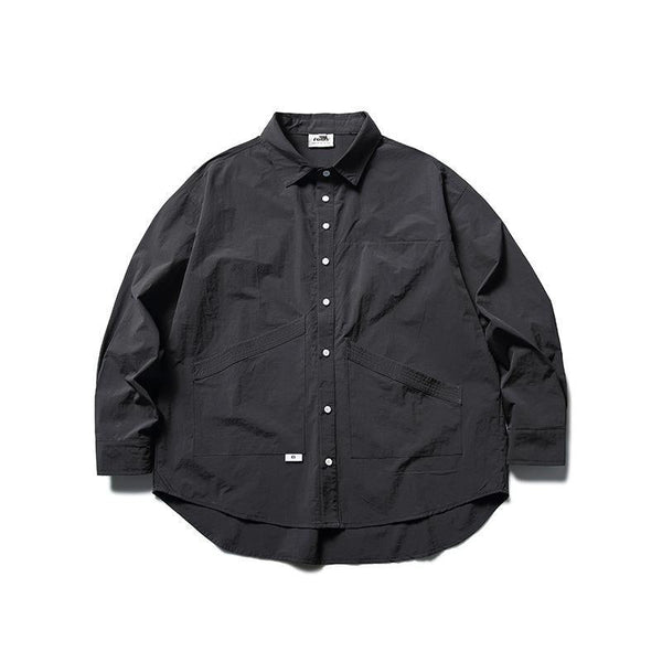 韓国ファッション SELCA-design pocket casual shirt-forn3-23qiu-xin-zuo-chun-se-da-poketutojiao-jin-chang-xiu-siyaturi-ben-xi-retorodezaingan-katupurusiyatu-05