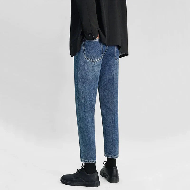韓国ファッション SELCA-center pleat denim pants-2024ss-pt07-06